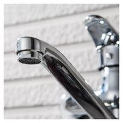 Kuchynská batéria s rotačným potrubím, zliatinou, chrómom, PM025