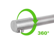 Kuchynská batéria s rotačným potrubím, monokomanda, nehrdzavejúca oceľ 304, satén, CF003