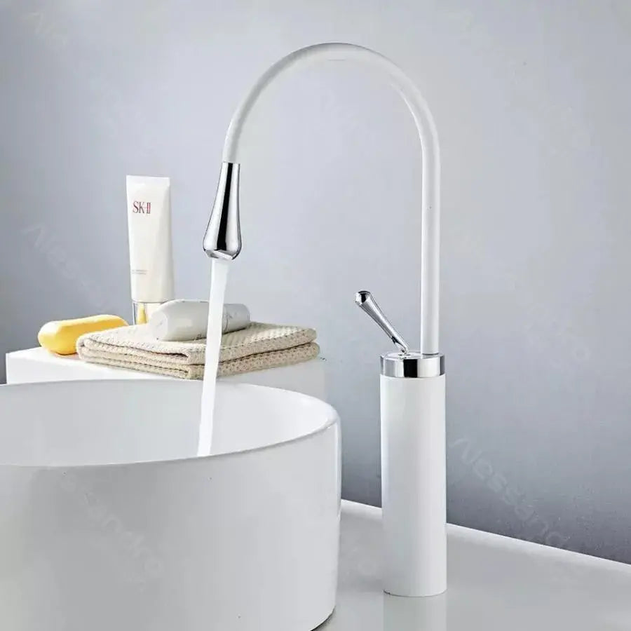 Batéria Washbasin, sanitárna mosadz, biela, wzy/326/a