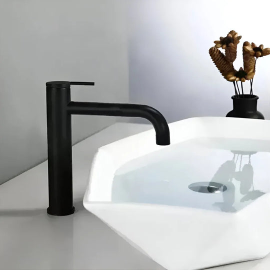 Umývadlová batéria, sanitárna mosadz, čierna, 7237H Kúpeľňové batérie Predvolený názov Alessandro Design