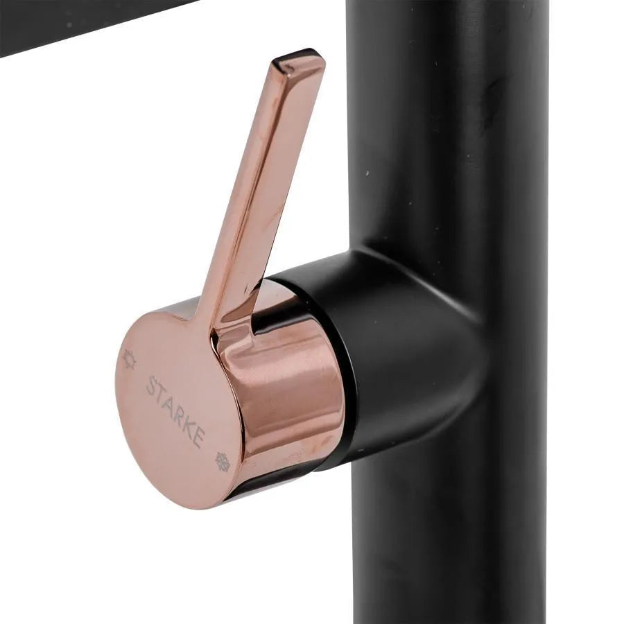 Batéria Washbasin, sanitárna mosadz, čierna, 9107h/m