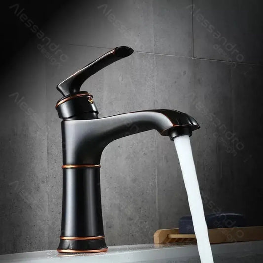 Batéria Washbasin, sanitárna mosadz, čierna, OD01/b