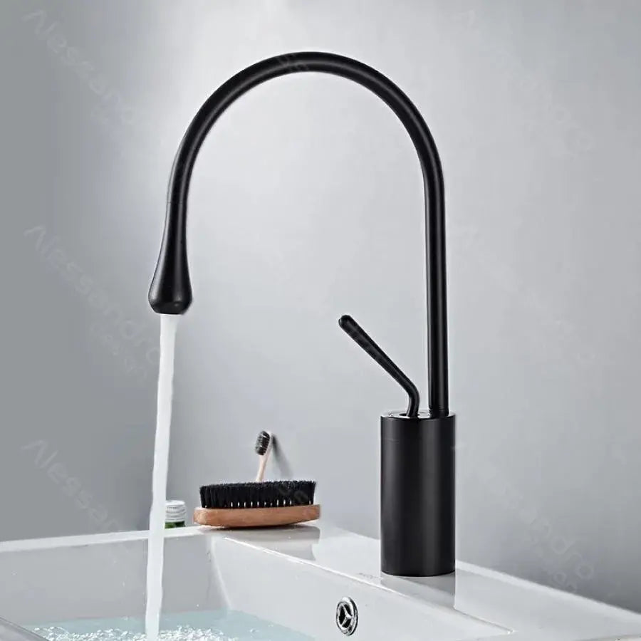 Batéria Washbasin, sanitárna mosadz, čierna, WZY/327/B