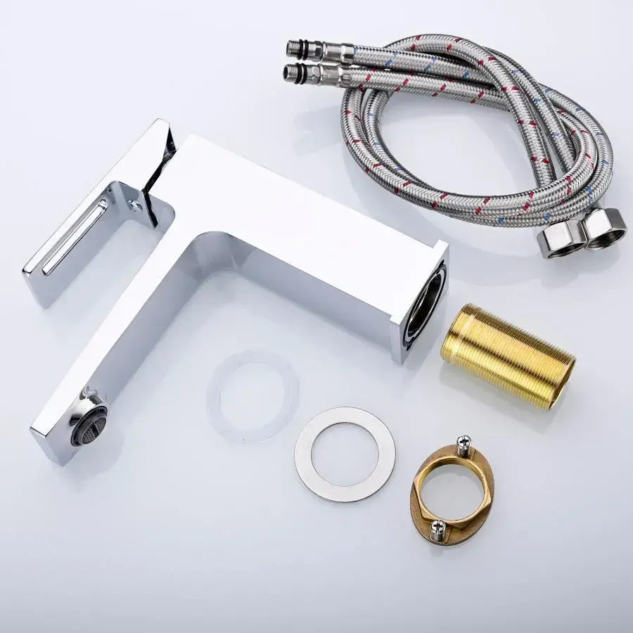 Batéria Washbasin, sanitárna mosadz, satén, 9807