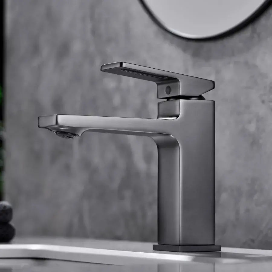 Batéria Washbasin, sanitárna mosadz, satén, 9807n