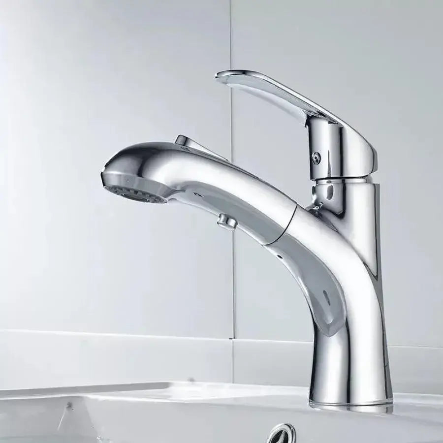 Batériový umývanie s extrahovateľnou sprchou, sanitárnou mosadzou, chrómom, OD/2030