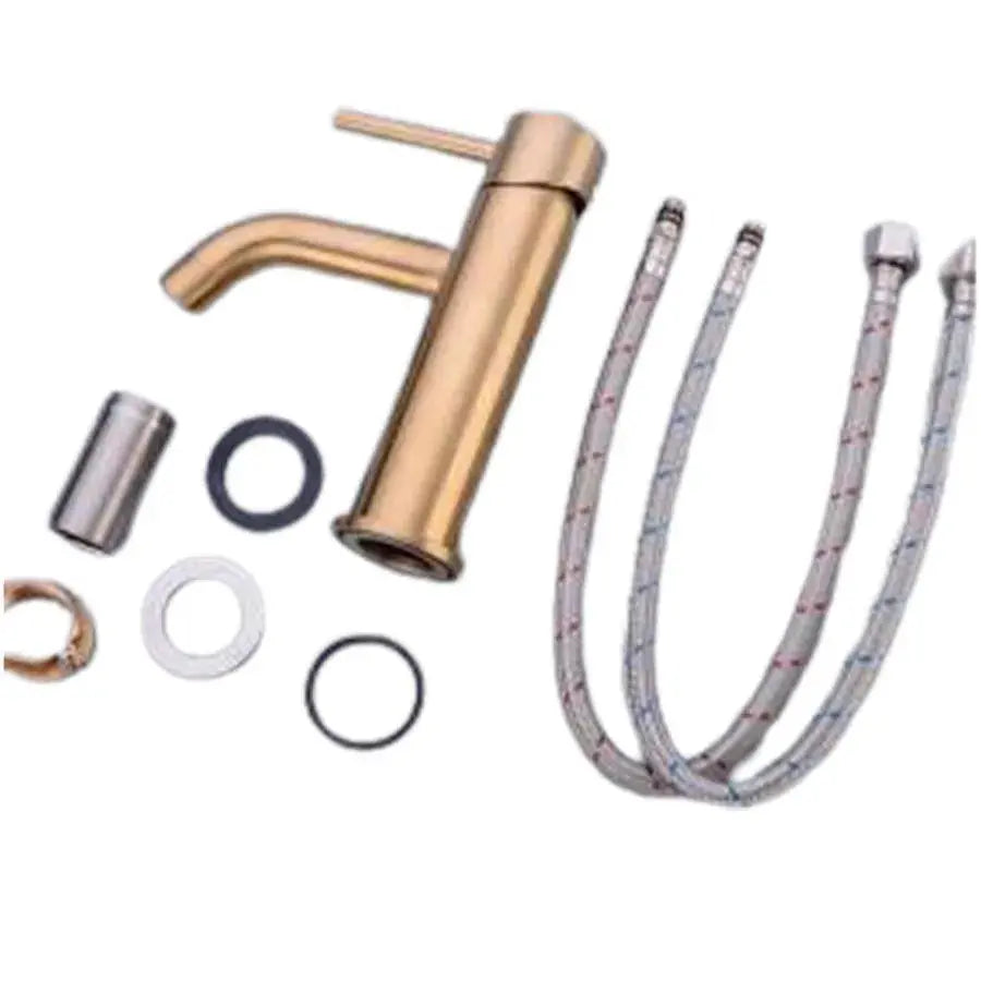 Batéria Washbasin, nehrdzavejúca oceľ 304, zlato, N/mp0a1