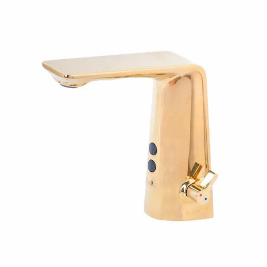 Batériový umývanie so senzorom, sanitárna mosadz, zlato, RW-190GDL