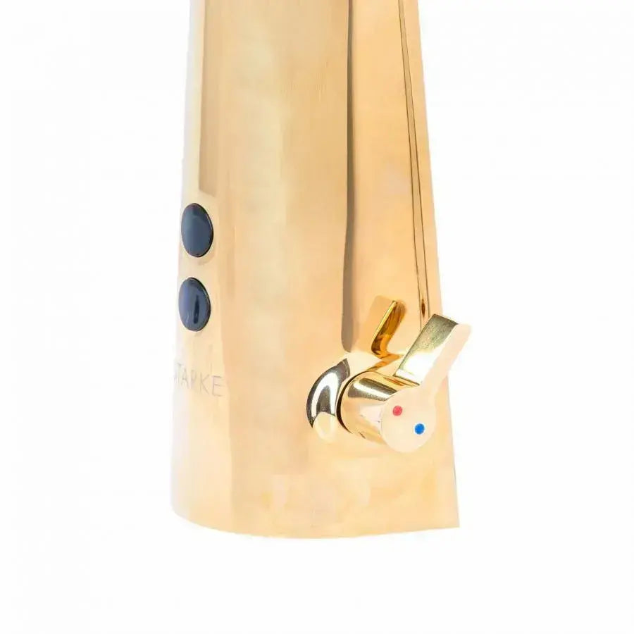 Batériový umývanie so senzorom, sanitárna mosadz, zlato, RW-190GDL