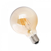 BC s vláknom G125, E27, 8W, teplé svetlo