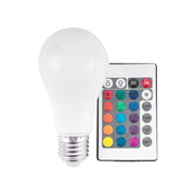 LED RGB LED s diaľkovým ovládaním E27, 12W, 6500K