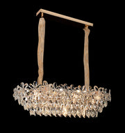 Crystal Crydelabru Windsor Regalis 10x E27, priemer 85 cm, lesklé zlato, nastaviteľná výška