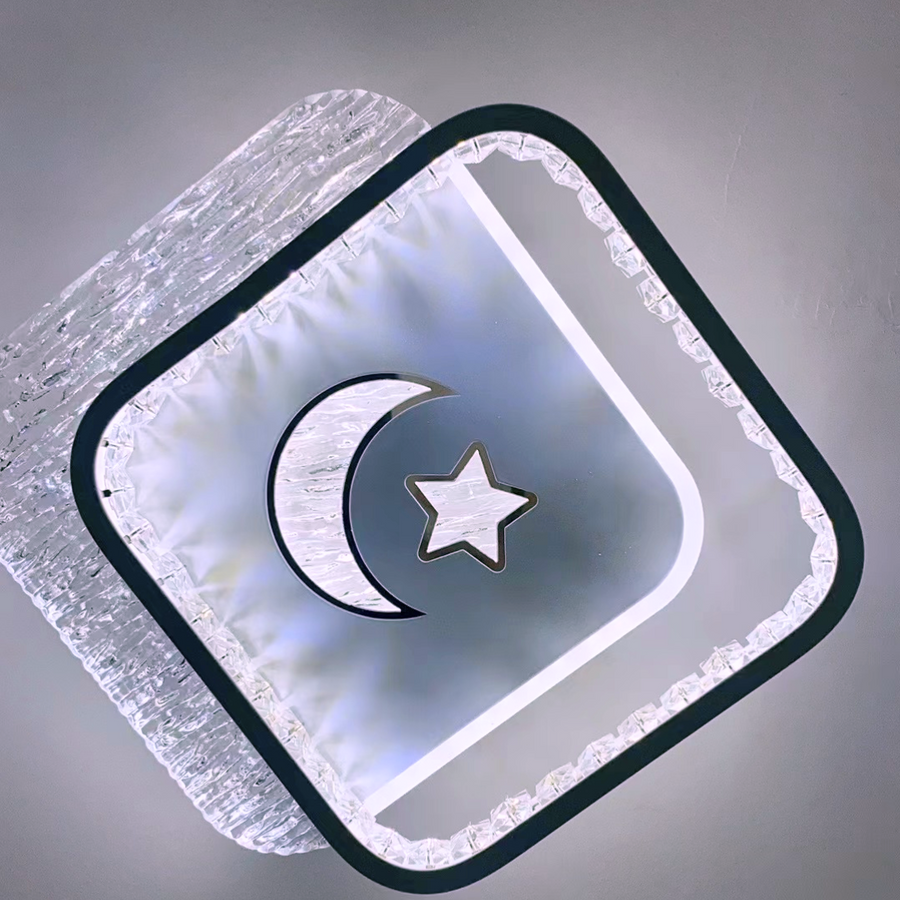 PERU LED luster 39W, 2 štvorcové, studené/teplé/neutrálne svetlo, čierny