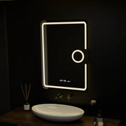 Zrkadlové obdĺžnikové obdĺžniky 50x70cm Eclat Motionglow Marcello Disping & Termeter Luba Cosmetica Dimabil