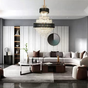 Crye luster Versailles Grande supremo 10xe14, 60 cm x priemer 90 cm, lesklé a čierne zlato, nastaviteľná výška