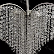 Luster Crystal Baylor 4x E27 44 cm priemer striebra