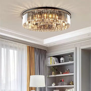 Luster Crystal Brady 12x E14 čierny