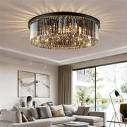 Luster Crystal Brady 12x E14 čierny