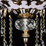 Crystal Luster Luciano, 6*E14, zlato, kov a kryštál