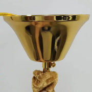 Krištáľový luster maximálny priemer 6x E14 40 cm zlata