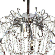 Cristal Luster Ego 5x E27, priemer 47 cm, lesklý chróm