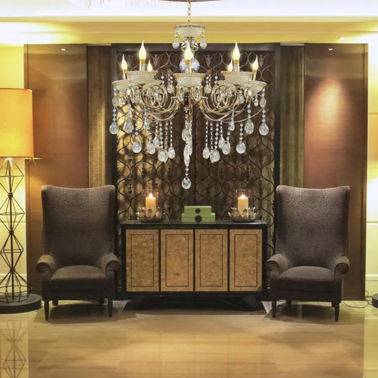 Giala luster, 8*e14, zlato, kov a kryštál