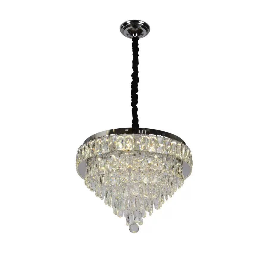 LED krištáľový luster s diaľkovým ovládaním Austin 56W SMOLABLE STRIEB