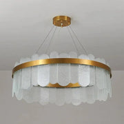 LED luster s diaľkovým ovládaním Alonzo 93W SMOLNÁ 60 cm zlatý priemer