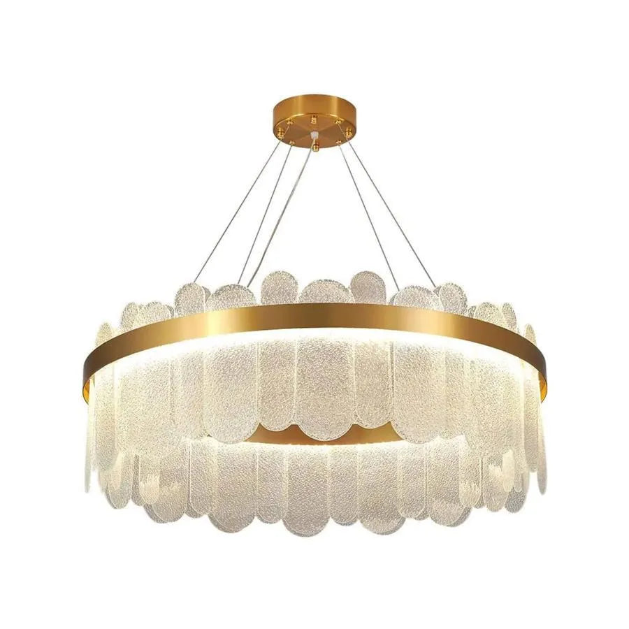 LED luster s diaľkovým ovládaním Alvaro 128W SMOLNÉ GOLD