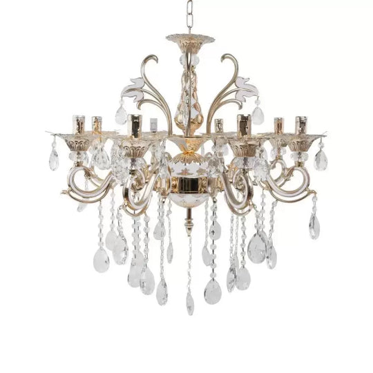 Ludovico Candelabra, 8xE14, zlato, kov a krištáľ Classic Candelabra Predvolený názov Alessandro Design