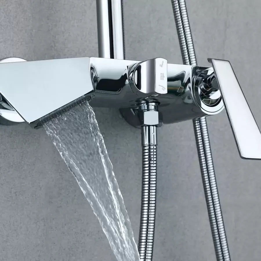 Sprchovací stĺpec, sanitárna mosadz, chróm, 6720