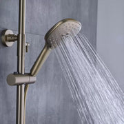 Sprchovací stĺpec, sanitárna mosadz, zlato, 9810d