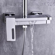Sprchovací stĺpec, sanitárna mosadz, chróm, 9810