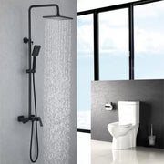 Sprchovací stĺpec, sanitárna mosadz, čierna, 6720h