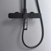 Sprchovací stĺpec, sanitárna mosadz, čierna, 9710h