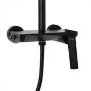 Sprchovací stĺpec, sanitárna mosadz, čierna, 9990h