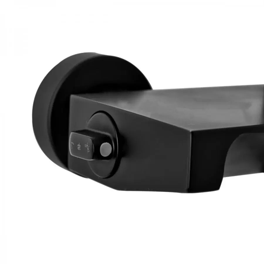 Sprchovací stĺpec, sanitárna mosadz, čierna, 9990h