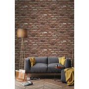 Sada 10D 3D samostatne starý tehlový dizajn v mäkkej penu, 70 cm x 77 cm x 6 mm