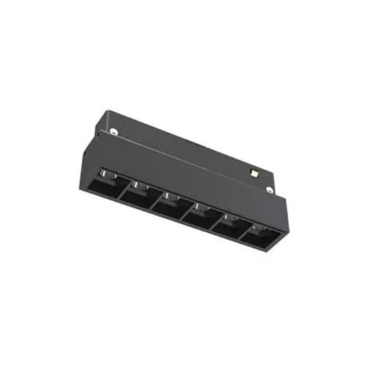 Magnetická LED mriežka, pevná, 6 W, neutrálne svetlo, zabudované, čierne