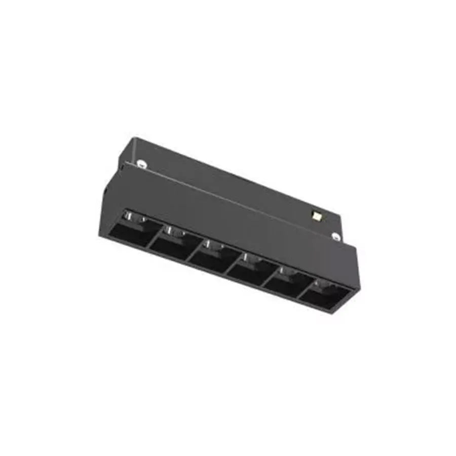 Magnetická LED mriežka, pevná, 6 W, neutrálne svetlo, zabudované, čierne