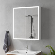 Kabinet Laura s LED zrkadlom DBP122 60x70 biela