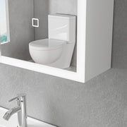 Kabinet Laura s LED zrkadlom DBP122 60x70 biela