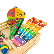 Creative Game Box s hudobnými nástrojmi, 8 kusov, drevo