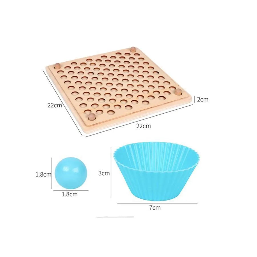 Kreatívny typ hry malý cukrár, drevo a plast