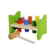 Viacfarebná vzdelávacia hra s valcami, drevo