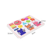 Vzdelávacie miesto Sesame Plate Otvorené, drevo