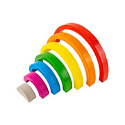 Hra dúhovej, viacfarebná, 7 kusov, drevo