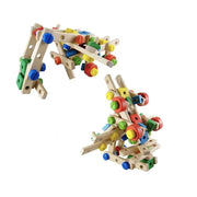 Multifunkčný puzzle dielov typu hry, 78 kusov, viacfarebné, drevo