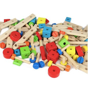 Multifunkčný puzzle dielov typu hry, 78 kusov, viacfarebné, drevo