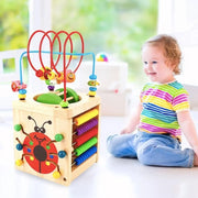 Multifunkčné vzdelávacie hračky Montessori, 2 kusy, drevo